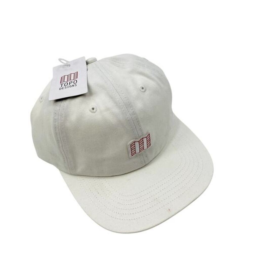 Topo Designs white logo hat